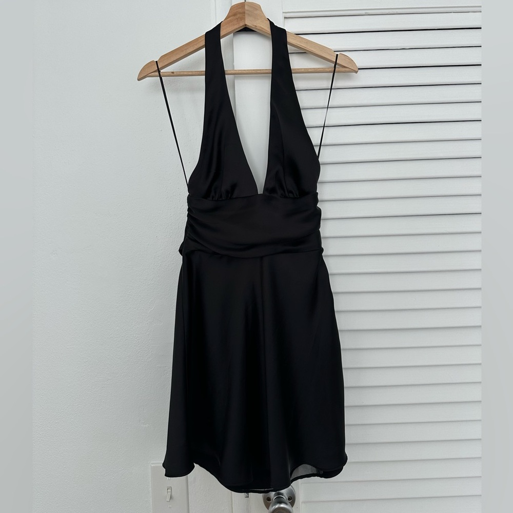 Zara Halter Neck Mini Dress